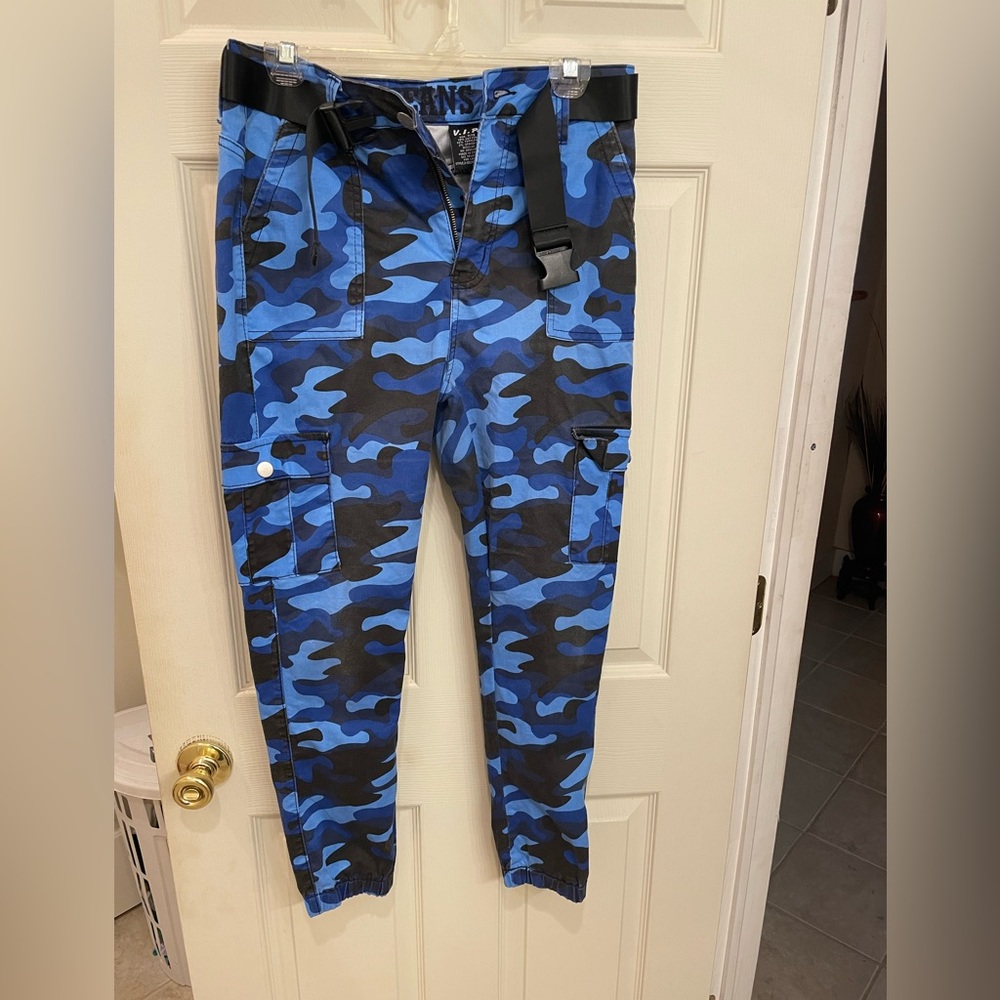 Women Blue Fatigue VIP Jeans Size 11/12